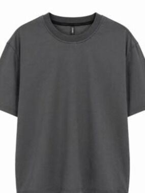 Motion Crew Neck Tee Men's L Gray Short Sleeve
